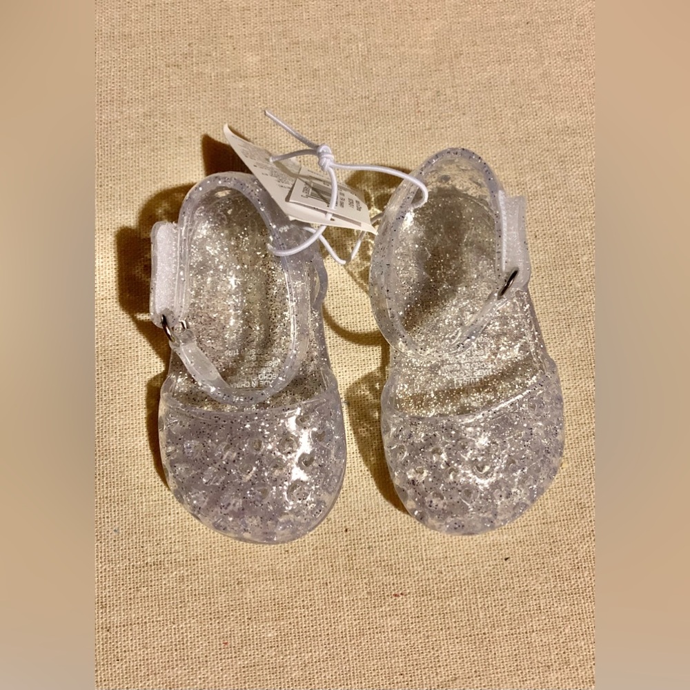 0-3 months old navy jelly shoes sandals - Picture 2 of 3